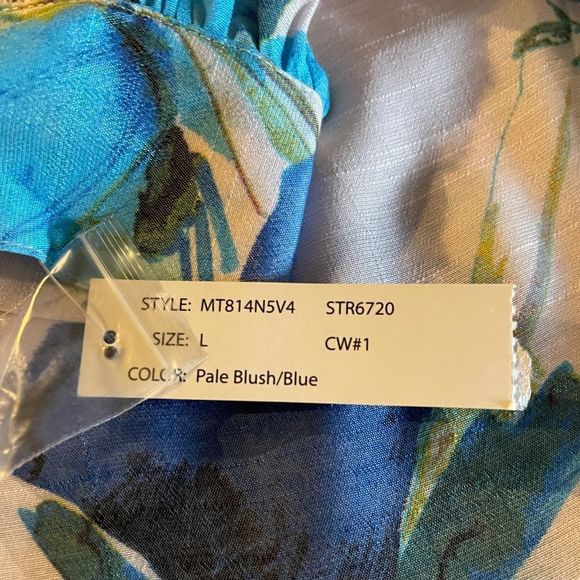 Zac & Rachel Floral Peasant Blouse -NWT - Picture 6 of 8